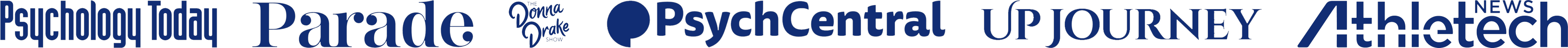 Psychology Today, Parade, The Donna Drake Show, PsychCentral, UpJourney and Athletech News